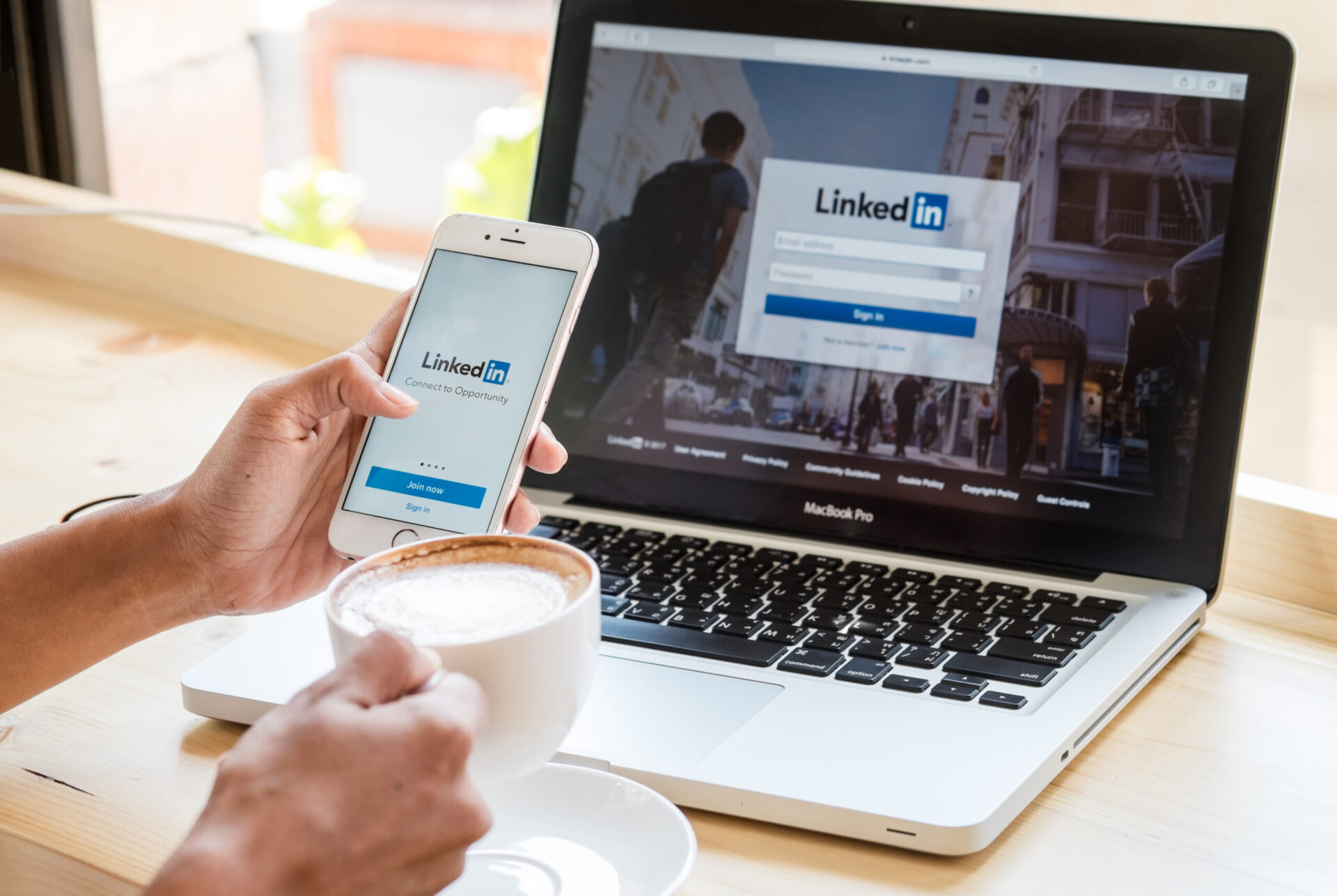 Linkedin auf PC