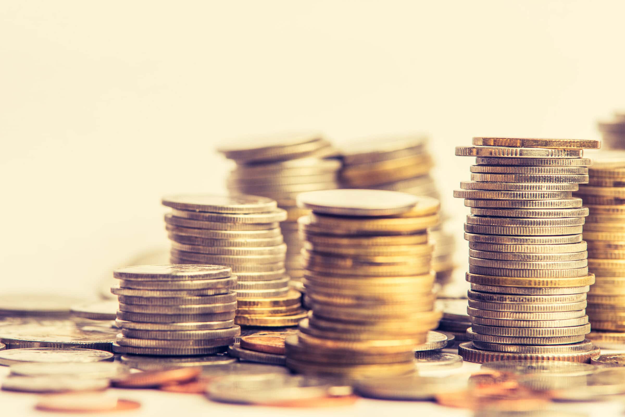 stack,of,coins,stock,financial,indices,on,currency,exchange.,financial